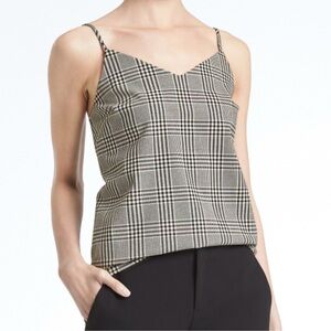 Banana Republic Plaid Essential Cami Top - Medium